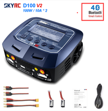 Skyrc D100 V2C Charger Twin-Channel AC/DC LiPo 1-6s 2x100W Dual with Bluetooth Balance Charger Discharge for Lipo Li-ion Battery 2024 - buy cheap