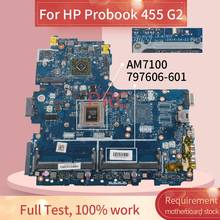 797606-601 797606-501 For HP Probook 455 G2 AM7100 Notebook Mainboard LA-B191P DDR3 Laptop Motherboard 2024 - buy cheap