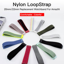 BAPICK 20/22mm Nylon Sport Strap For Xiaomi Amazfit Bip Gts Gtr Strap Bracelet For Huami Amazfit Pace Stratos Gtr 42 47mm Strap 2024 - buy cheap