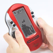 Ретро Классическая портативная игровая консоль Tetris, Мини карманная портативная игровая приставка, 23 встроенных классических игры, лучший подарок для ребенка 2024 - купить недорого