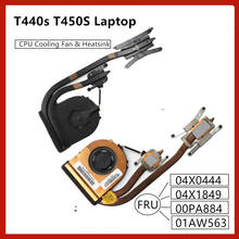 For Lenovo Thinkpad T440s T450S CPU Cooling Fan & Heatsink FRU 04X0444  04X1849 00PA884  01AW563 2024 - buy cheap