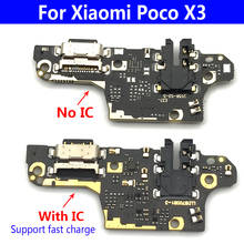 10Pcs， USB Charging Port Dock Charger Plug Connector Board Flex Cable For Xiaomi POCO X3 NFC Global Version 2024 - buy cheap