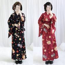 Japanese Kimono Traditional Dress Cosplay Female Yukata Women Haori Japan Geisha Costume Obi Japan Asia Dress FF2361 2024 - buy cheap