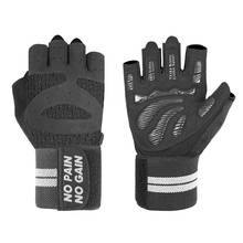 Guantes de gimnasio transpirables para hombre y mujer, manoplas para levantamiento de pesas, deportes, antideslizantes, duraderos, protección de muñeca larga, 1 par 2024 - compra barato