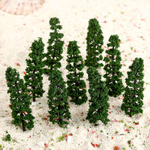 20Pcs 9cm Landscape Scenery Model Green Fir Trees Railroad Train Forest Street Layout Scene 1/100 OO HO Scale Artificial Plants 2024 - buy cheap