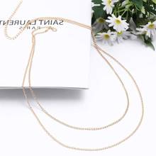 1pc Fashion Waist Chain Creative Double-Layer Bikini Body Chain Body Jewelry For Summer Beach Jewelry Accessories For Women 2024 - buy cheap