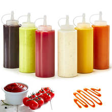 Kitchen Squeeze Squirt Condiment Bottles with Twist On Cap Lids Ketchup Mustard Mayo Hot Sauces Olive Oil Bottles Kitchen Gadget 2024 - buy cheap