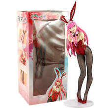 Figuras de Darling in the Franxx de 45cm, Zero Two 02, conejo, chicas, Anime, juguetes de modelo de belleza Sexy 2024 - compra barato