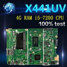 Amazoon X441UV Motherboard with 4G RAM i5-7200 For Asus X441UV X441U F441U A441U X441UR Laptop  Mainboard Motherboard test OK 2024 - buy cheap