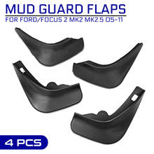 Car Mud Flaps Front Rear Mudguard Splash Guards Fender Mudflaps For Ford/Focus 2 MK2 MK2.5 Saloon Sedan 2005-2011 2024 - buy cheap