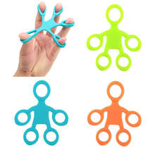 Banda de agarre de silicona para dedos, ejercitador de resistencia para Fitness, entrenador de fuerza, 3 colores a elegir, 1 unidad 2024 - compra barato