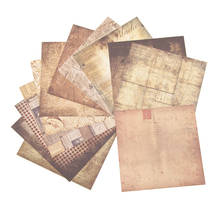 AHOMASH-Papel de fondo Vintage para álbum de recortes, 24 hojas decorativas, álbumes de fotos, fabricación de tarjetas de papel 2024 - compra barato