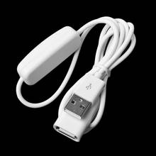 USB 2,0 удлинитель для мужчин и женщин с переключателем ВКЛ/ВЫКЛ для ПК ноутбука USB флэш-накопитель кардридер жесткий диск клавиатура 2024 - купить недорого