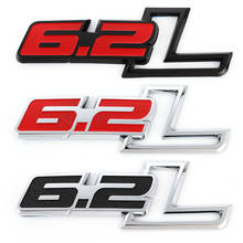 Pegatinas 3D para coche, emblema, insignia de maletero, calcomanías para Ford F150 6.2L Hummer H2 Chevrolet C7 Camaro 6,2 L Mercedes Dodge Challenger 2024 - compra barato