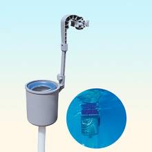 2020 New Pool Surface Skimmer Wall Mount Swimming Pool Filter Automatic Skimm Clean Leaves Absorb Debris Pool Cleaning Tool 2024 - buy cheap