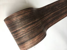 2x Natural Genuine Indonesian Ebony Veneer Sliced Wood Backing with Tissue Furniture Veneer 15cm x 2.5m 0.2mm Thick Q/C 2024 - buy cheap