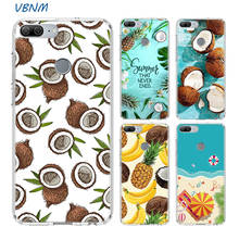 Fruit Coconut Summer Blue Sky Fundas Heart Case For Huawei Honor 20 9 Pro 8X 10 lite 9X 8A 8C 8S V20 20i Y5 Y6 Y7 Y9 2019 Cover 2024 - buy cheap