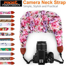 Universal Adjustable DSLR Camera Shoulder Neck Strap Fabric Of Floral Scarf for CANON NIKON SONY Fujifilm Leica Pentax Olympus 2024 - buy cheap