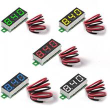 5pcs Mini Digital DC Voltmeter 0.28 Inch Two-Wire 2.5V-30V Mini Digital DC Voltmeter Voltage Tester Meter 5 Colours 2024 - buy cheap