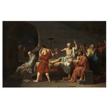 Famous Hand Painted Oil Painting The Death of Socrates Canvas Painting on Canvas Wall Art Picture for Living Room Home Decor 2024 - buy cheap