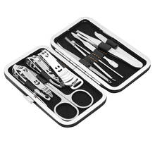 10pcs Stainless Steel Nail Clipper Set Manicure Pedicure Tools Personal Care Beauty Kit Beauty Nail Manicure Nail Clipper Set 2024 - buy cheap