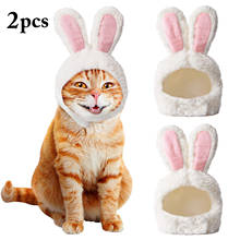 2PCS Cute Cat Hat Fashion Bunny Ears Dog Cap Pet Hat Pet Costume for Easter Cosplay for Pet 2024 - buy cheap