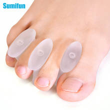 2Pcs Soft Transparent Silicone Toe Separator Hallux Valgus Bunion Corrector Straightener Toe Spacer Foot Care Tool Size L C1634 2024 - buy cheap