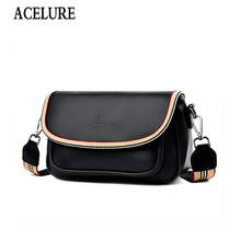 ACELURE Casual Fashion Female Messenger Bags Ladies Purse Wide Strap Small Shoulder Crossbody Bag Soft PU Leather Business Bag 2024 - buy cheap