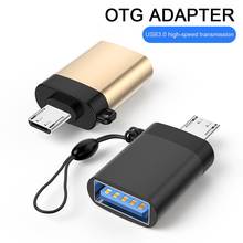 Адаптер OTG с Type-c на USB 3,0, высокоскоростной адаптер OTG для кабеля Micro USB, USB OTG для планшета, жесткого диска, флеш-накопителя, USB-мыши 2024 - купить недорого