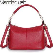 Luxury Handbags Female Soft Leather Messenger Bags Women Bags Designer Vintage Shoulder Bag Bolsa Feminina Tassel Crossbody Bag 2024 - buy cheap