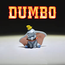 Disney-figuras de colección de Mini Dumbo Elephant para decoración de tartas, materiales decorativos de 2,5 cm, 10 unidades 2024 - compra barato