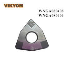 Turning Tools Solid CNC Lathe Tool WNGA080408 WNGA080404 CBN Inserts Black For CNC Machining Bearings 2024 - buy cheap