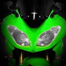 Motocicleta essencial de vento defletor farol capa acessórios caber kawasaki ZX-6R zx 6r zx6r 2009 2010 2011 2012 -2016 2024 - compre barato