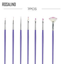 ROSALIND More Pcs/Set Nail Brushes for Manicure Design Tool Set 3D Gel Acrylic Brushes Liner Pen Nail Art Brush For Nails Design 2024 - buy cheap