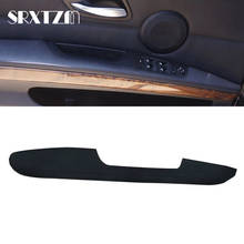 Car Left Driving Door Armrest Panels Leather Trim Cover Door Handle Leather Cover For BMW 3 Series E90 2005 2006 2007 - 2011 2024 - buy cheap