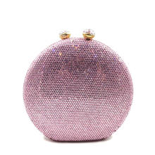 Fashion Designer Silver Crystal Women Evening Bag Female Wedding Bride clutch Purse Party Prom Handbag Lady Clutch Bag purple 2024 - buy cheap