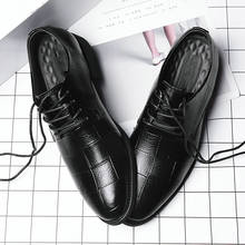 Sapatos masculinos estilo italiano, feitos à mão, retrô, de couro, vestido formal, sapatos de festa, tamanho grande, 2020, u78 2024 - compre barato