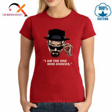 EU sou o único que bate Heisenberg camiseta Breaking Bad Walter White Cozinheiro Tshirt Das Mulheres Dos Homens Casual para o sexo masculino de Algodão T-Shirt Unisex 2024 - compre barato