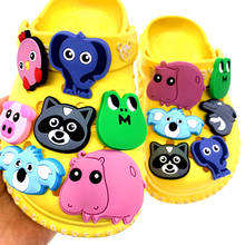 10PCS/Set New Arrival Cartoon Animal Shoes Charms Frog Pig Croc Decoration Koala Accessories For Kids Party Gifts 2024 - buy cheap