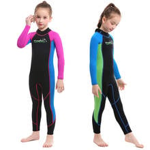 2mm Neoprene Boys Girls Full Body Long Sleeve Wetsuit Swim Scuba Diving Suit Water Sports Snorkeling Swimwear Beachwear 2024 - buy cheap