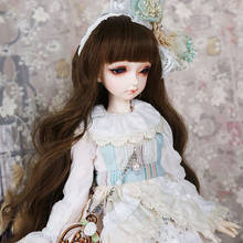 2020 nova chegada 1/3 1/4 1/6 1/8 bjd sd peruca ondulado cabelo fio de alta temperatura bjd peruca para boneca bjd muitas cores 2024 - compre barato