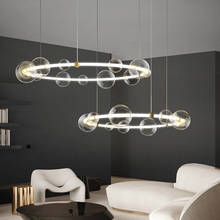 Nordic Glass Ball Led Pendant Lights Living Dining Room Decor Led Pendant Lamp Bar Hanging Light Drop Light Suspension Luminaire 2024 - buy cheap