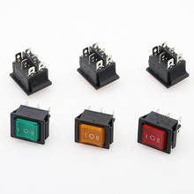 KCD4 Rocker Switch ON-OFF 2 Position 4 Pins /6 Pins Electrical equipment With Light Power Switch Switch cap 16A 250VAC/ 20A 125V 2024 - buy cheap