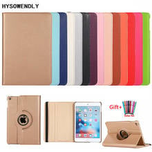 Cases For Ipad Mini 1 2 3 4 5 360 Rotating Stand Smart PU Leather Protective For iPad 2 3 4 Air 1/2 9.7 2018 Tablet Funda Covers 2024 - buy cheap