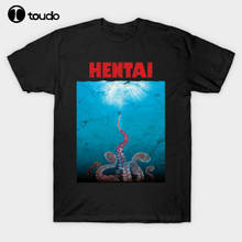 Hentai tentáculo de polvo, camiseta preta de parônia, tubarão, sexo, pornôo 2024 - compre barato