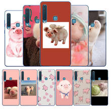 Funda bonita de lujo de cerdo mascota rosa para teléfono Samsung, A10, A20E, A30, A40, A50, A70, A80, A3, A5, A7, 2016, A8, 2017, A6, A9, 2018 2024 - compra barato