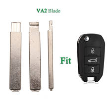 jingyuqin 10pcs Replacement Folding Flid Remote#122 Car Key Blade For Peugeot 208 2008 301 308 508 Hella For Citroen VA2 Blade 2024 - buy cheap