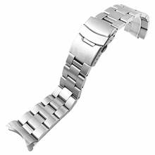 Premium Stainless Steel Watchband for Samsung Galaxy Watch 46mm SM-R800 Sports Band Curved End Strap Wrist Bracelet Silver Black 2024 - buy cheap