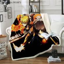 Attack on Titan 3D Printed Fleece Blanket for Beds Thick Quilt Fashion Bedspread Sherpa Throw Blanket Adults Kids 01 2024 - buy cheap