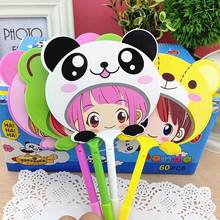 1PCS Fan style Girl Head design Ballpoint pen signing pen funny students' gift kids' toy office school supplies 2024 - buy cheap